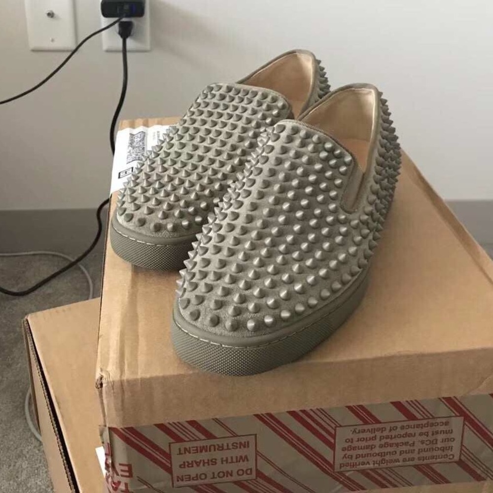 This Christian Louboutin Pik Boat sneakers